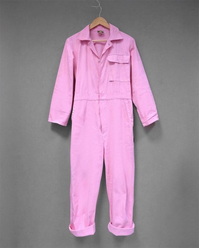 Pink boilersuit coveralls - pink,