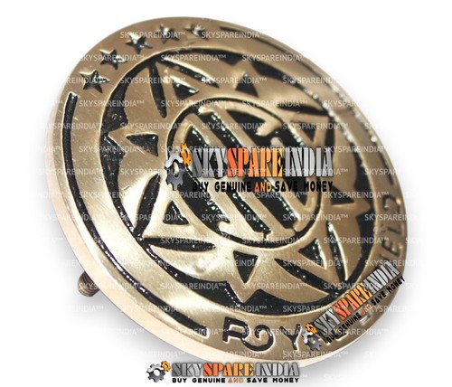 Custom fit brass badge emblem - fit,
