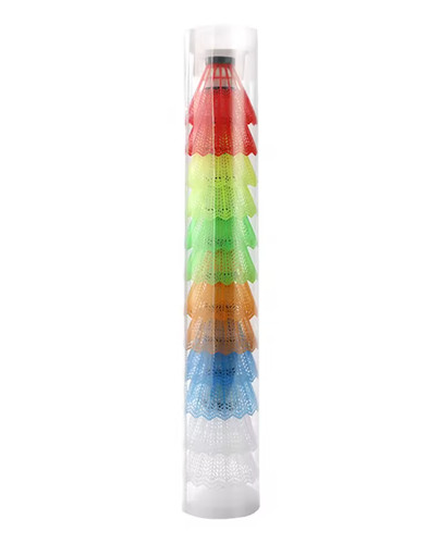 12pcs plastic badminton - plastic,