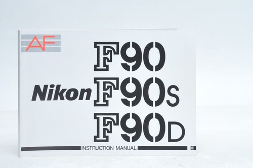 Nikon f90 instruction manual - instruction,