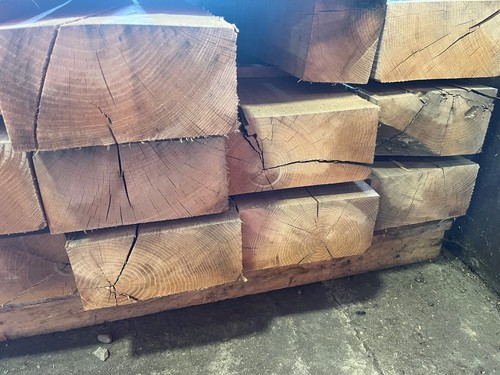 Sleepers rustic sawn oak - rustic,