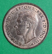 1939 George VI one penny coin