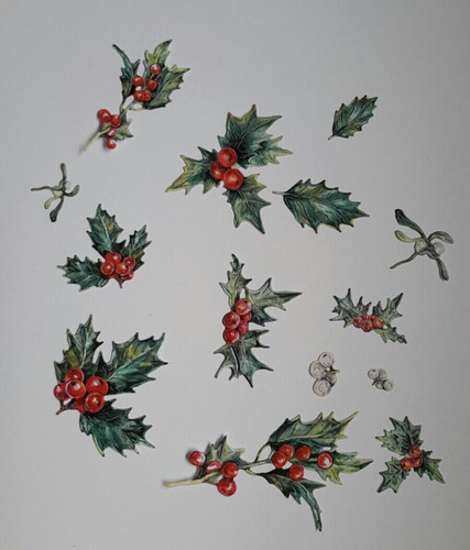 Christmas holly leaves - holly,