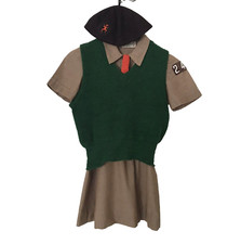Vtg Girl Scout Brownie Uniform