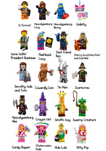 Lego movie minifigures - 2,