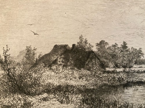 Antique original landscape - antique,