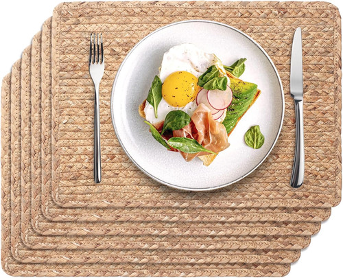 Woven placemats set - placemats, 17"