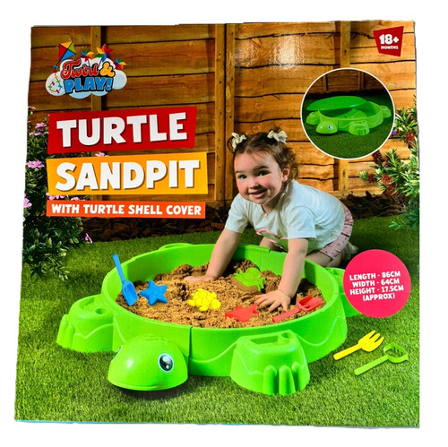 Turtle sandpit sand - turtle, play
