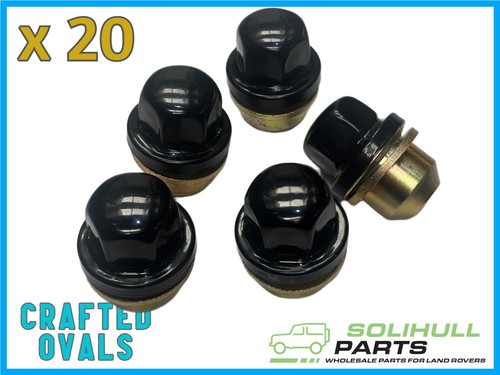 Black alloy wheel nuts - wheel, for