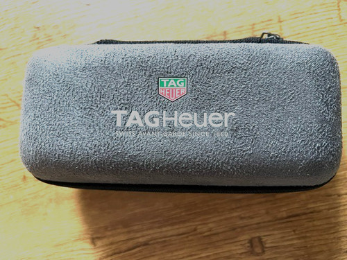 Tag heuer grey velour travel - grey,