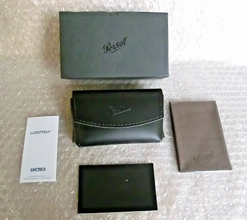 Black persol glasses case - black,