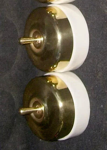 Vintage brass and porcelain - vintage,