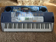 CASIO LK-110 ELECTRIC KEYBOARD + POWER SUPPLY TESTED WORKING 