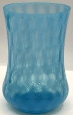 SEE Blue Aqua Dot Opalescent