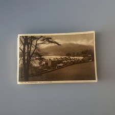Antique sepia postcard of head