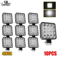 10PCS 4"Inch 12V 48W LED Work