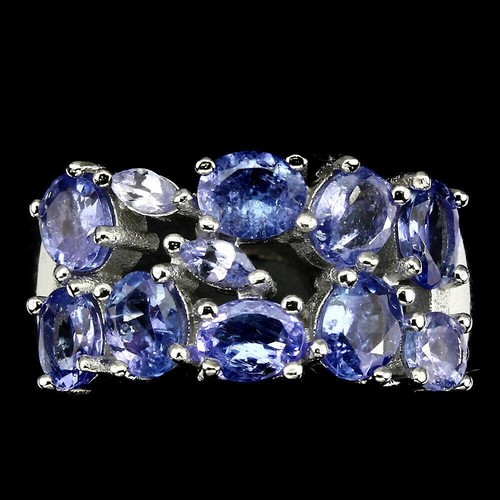 Silver ring tanzanite natural - ring,
