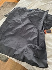 Medical Scrub tops - Cherokee Women's Scrub Top - PEWTER 3XL x2