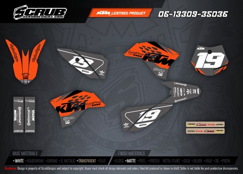 Graphics kit ktm 2009 - graphics,