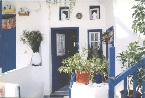 Cyprus postcard white building - cyprus,
