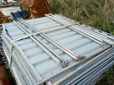 Industrial Metal Sheet Fencing - 48 Panels with Feet 6ft x 7ft