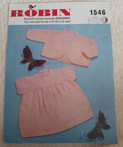 Vintage robin knitting - knitting, pattern