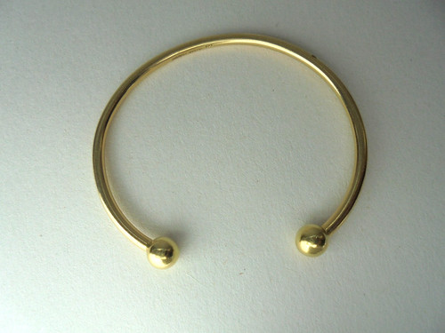 Pravins 18ct gold torque - 18ct,