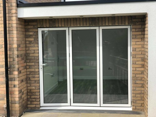 Fold aluminium door - door, white-3