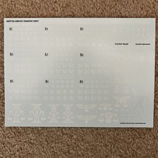 ADEPTUS ARBITES TRANSFER SHEET