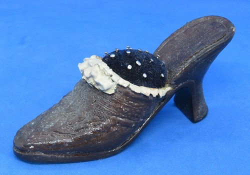 Brown resin shoe design