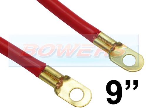 225mm car battery red - 9",
