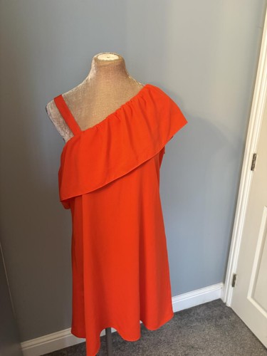 Peacocks orange off shoulder - orange, off-shoulder