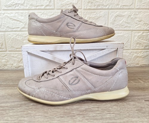 Ecco leather trainers - leather, women's