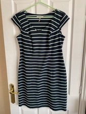 Pepperberry navy green striped - navy,