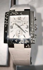 Christian Dior D81-101 Riva Diamond Chronograph Ladies 32mm Watch