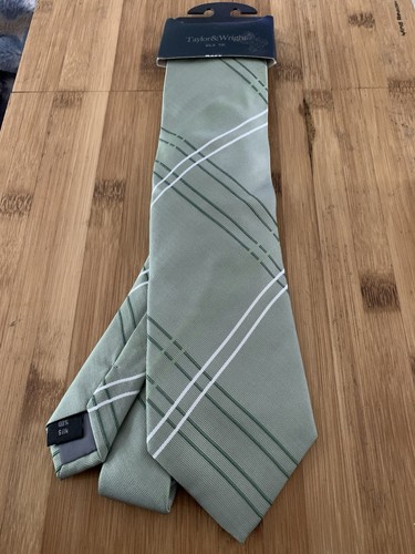 Taylor and wright silk tie - and,