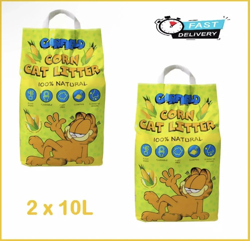 Garfield corn cat litter - x,