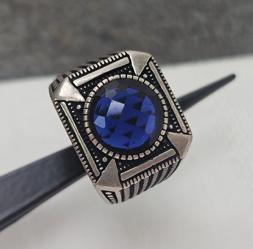 Vintage sterling silver blue - sterling,