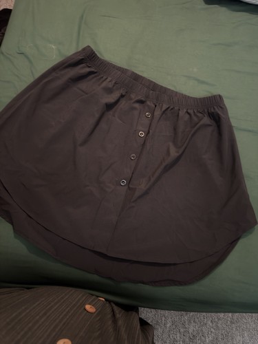 Black shirt extender - black,