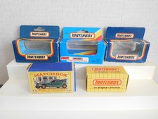5 x  Matchbox Toys Empty Boxes