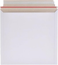 12" LP Record Mailers White