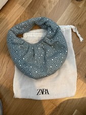 Zara Blue Denim Rhinestone