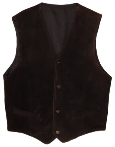Vintage mens suede - vintage, waistcoat