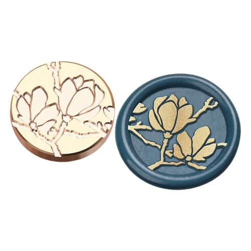 Brass head wax seal stamp - brass,