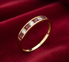 18ct Gold Ruby Eternity Ring