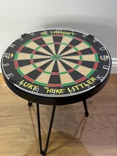 Luke Littler Dartboard Coffee Table - Black - Target The Nuke