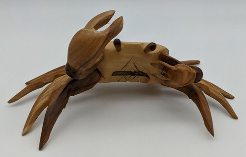 Mcm handmade wooden crab - handmade,