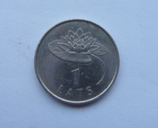 Latvian Before circulating commemorative coins 1 lats. 1 Lats (Waterlily) 2008