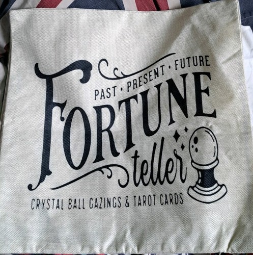 Fortune teller cushion cover - fortune,
