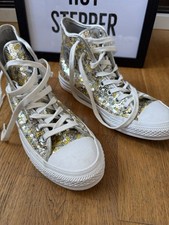 Gold and Silver Sequin High